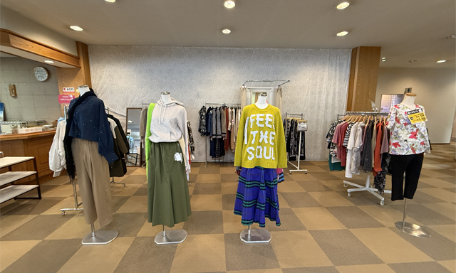 香川県三豊市/道の駅ふれあいパークみの/お洋服コーナー