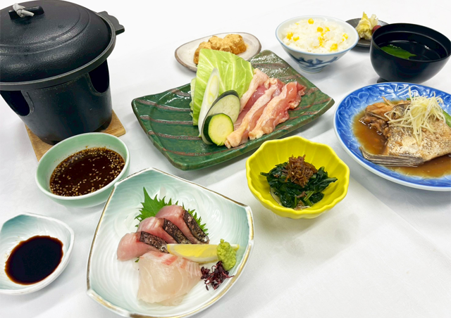 香川県三豊市道の駅ふれあいパークみの/宴会料理