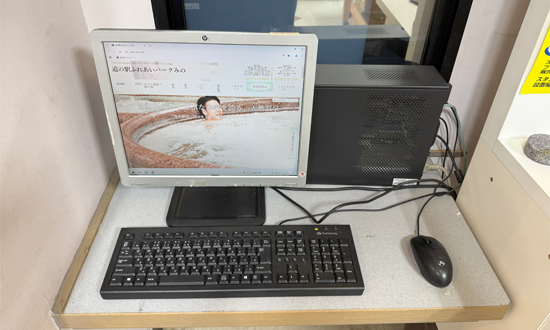 道の駅ふれあいパークみの情報コーナー