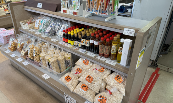 道の駅ふれあいパークみの加工品