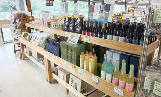 道の駅ふれあいパークみの物産館お土産