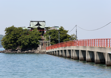 香川県三豊市ふれあいパークみの/周辺観光/津嶋神社