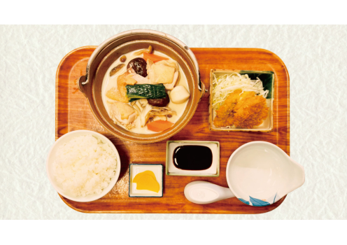 【期間限定】豆乳鍋(魚フライ付)